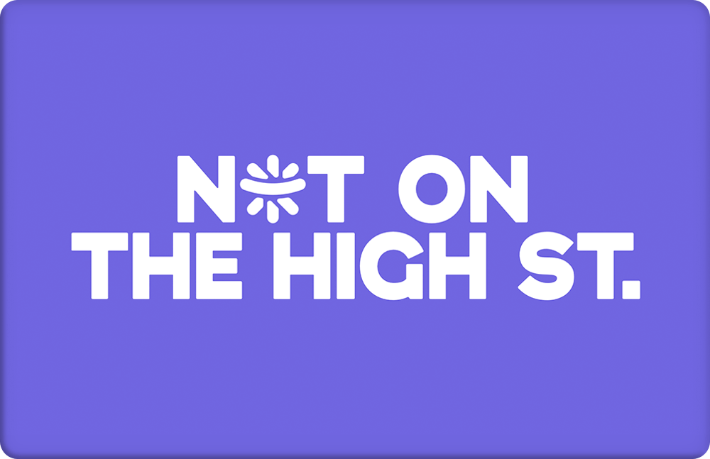 Not on The High Street voucher
