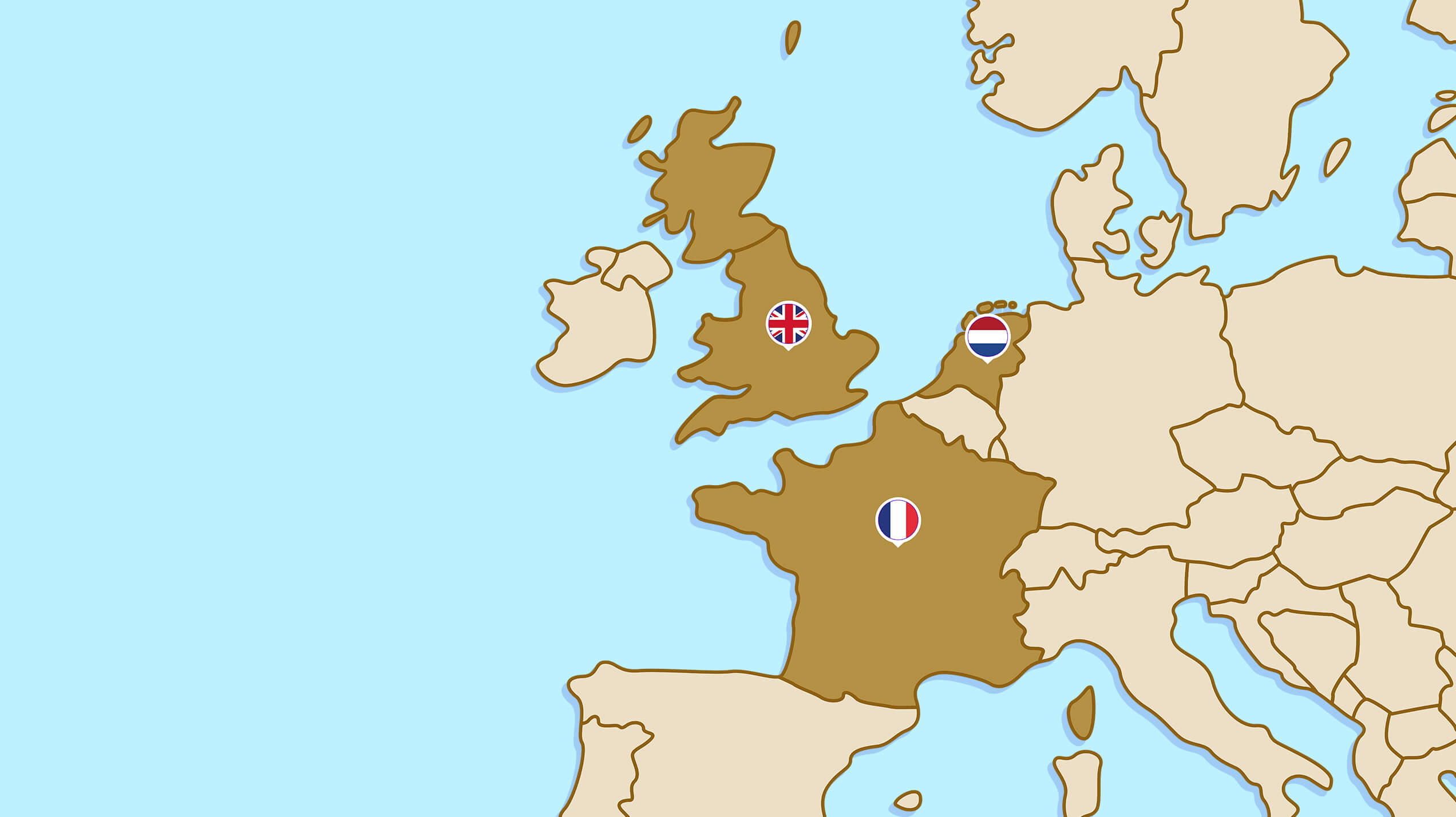 International gift vouchers for multiple countries