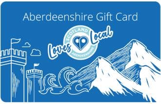 The Aberdeenshire Gift Card is a thoughtful way to give someone the freedom to shop locally. It can be used in-store at a wide range of businesses, from shops to restaurants. A flexible and practical gift that supports the local economy.