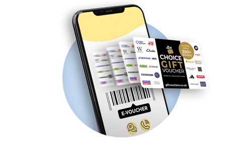 Buy gift vouchers as trivial benefits on Giftvouchers.co.uk